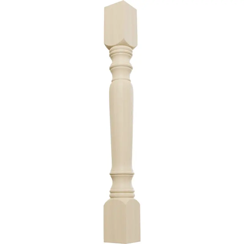 Hartzel Slim Tapered Cabinet Column – 3.75" × 34.5" Wooden Post 1