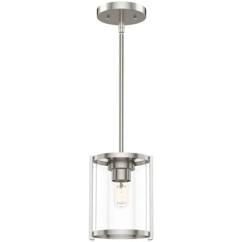 Hunter Astwood 1-Light Brushed Nickel Pendant 1