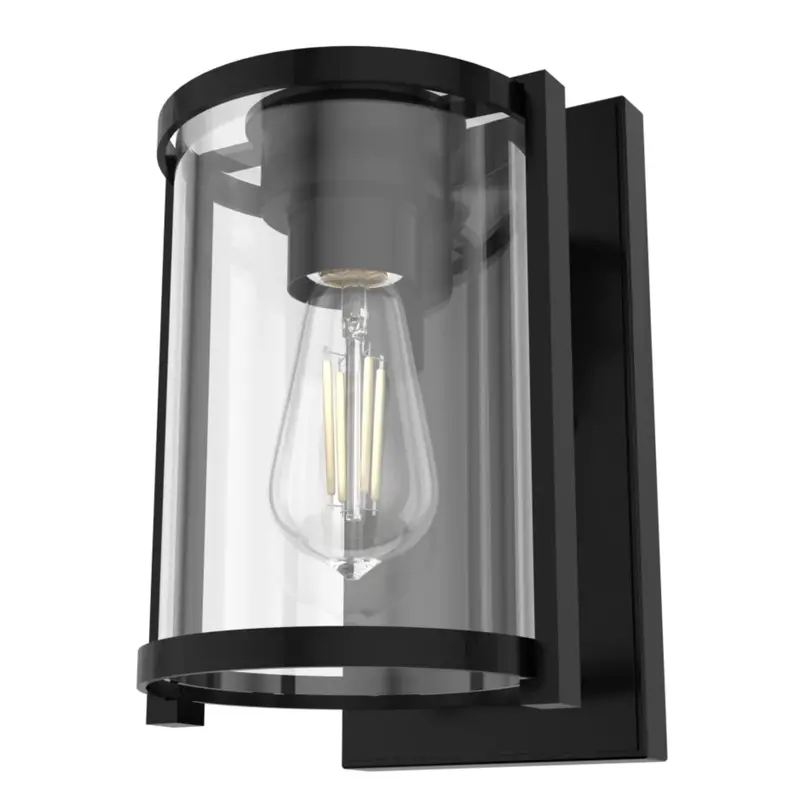 Hunter Astwood 1-Light Matte Black Wall Sconce 1