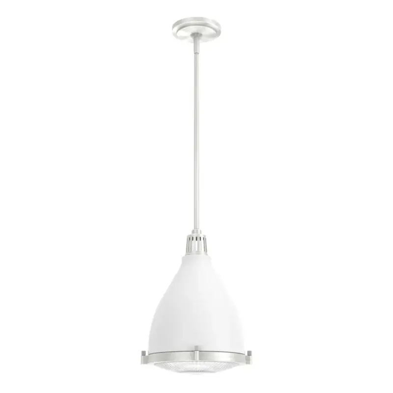 Hunter Bluff View 1-Light Fresh White Mini Pendant 1