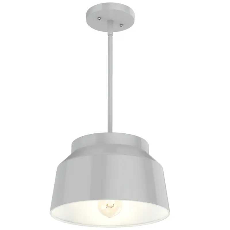 Hunter Cranbrook 1-Light Pendant Light – Dove Grey 1