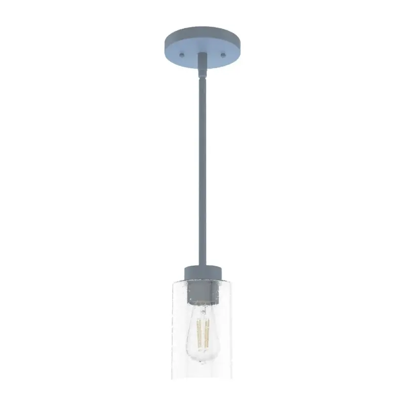 Hunter Hartland 1-Light Pendant – Indigo Blue Finish 1