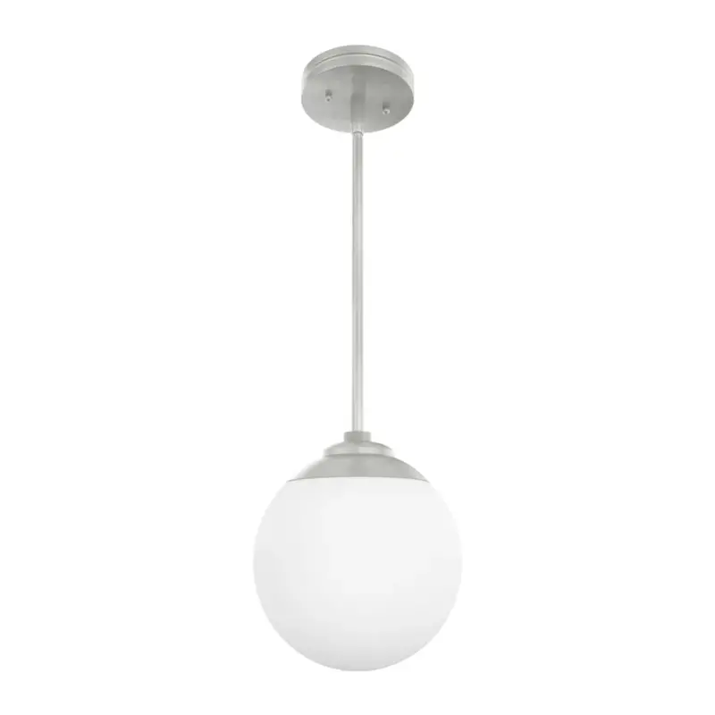 Hunter Hepburn 1-Light Brushed Nickel Mini Pendant 1