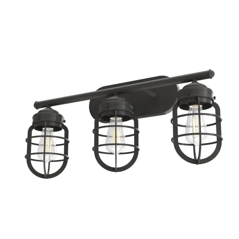 Hunter Starklake 3-Light Vanity Light In Noble Bronze 1