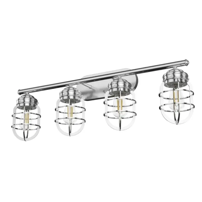 Hunter Starklake 4-Light Chrome Vanity Fixture 1