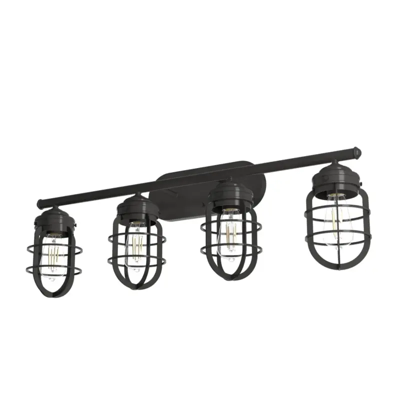 Hunter Starklake 4-Light Vanity Light In Noble Bronze 1