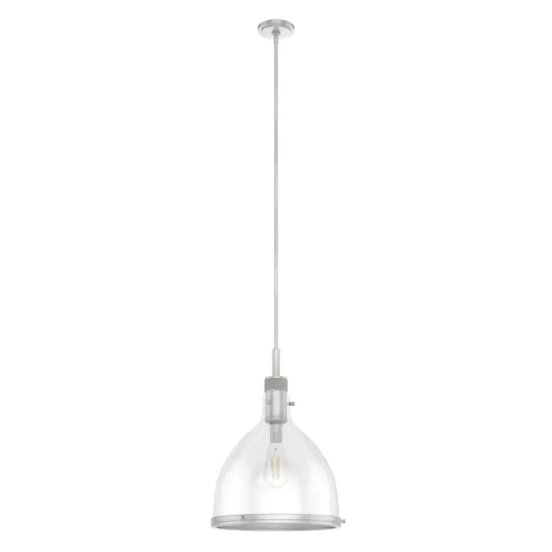 Hunter Van Nuys 16-Inch Brushed Nickel Mini Pendant 1