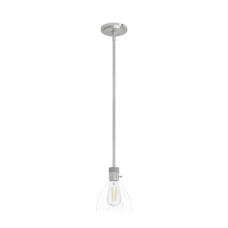 Hunter Van Nuys Compact Mini Pendant – Adjustable Height, Brushed Nickel Or Alturas Gold 1