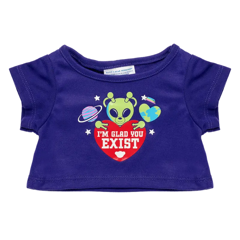 'I'M Glad You Exist' Comfort Fit T-Shirt 1