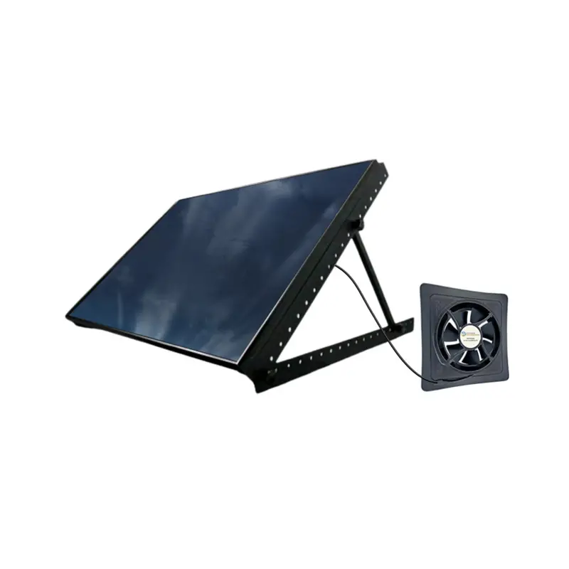 Isolar 80W110-Flex Modular Solar Attic Fan – High-Capacity Solar-Powered Roof Vent 1