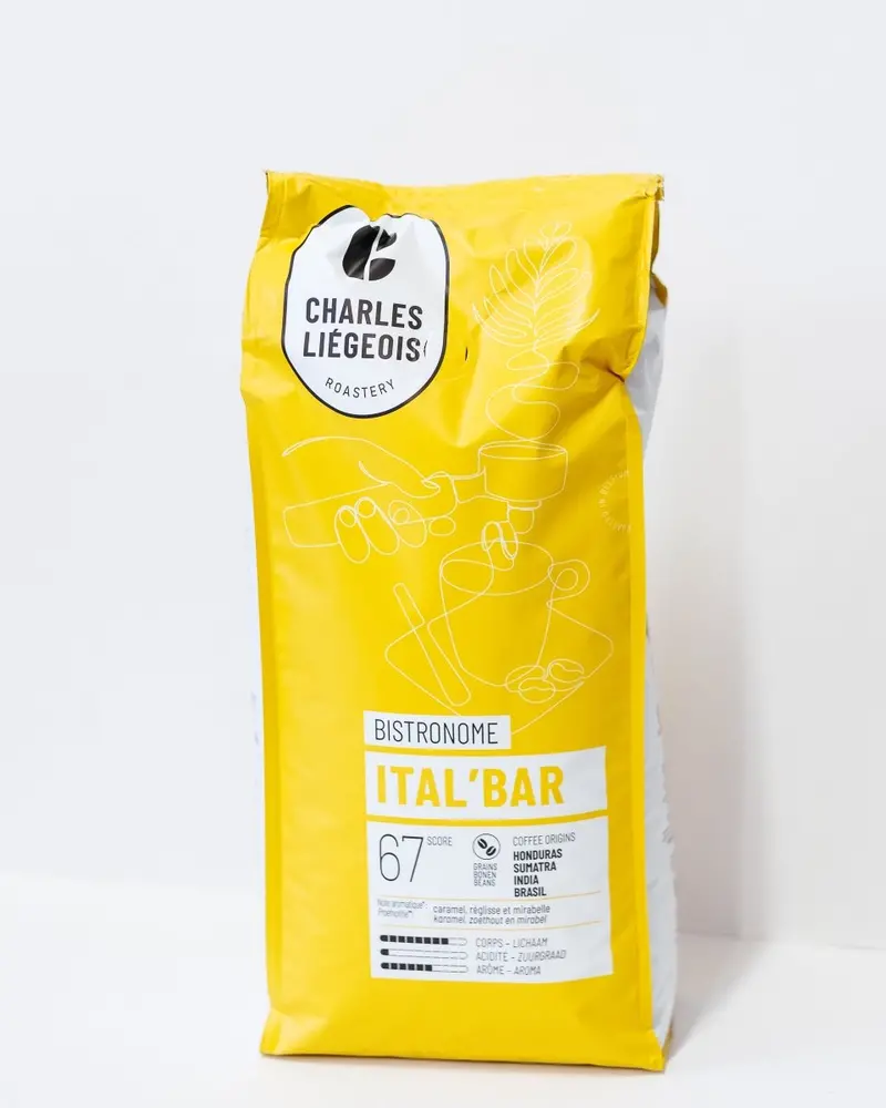 Ital'Bar Honduras Medium-Dark Roast Coffee Beans – Charles Liégeois Single-Origin 1