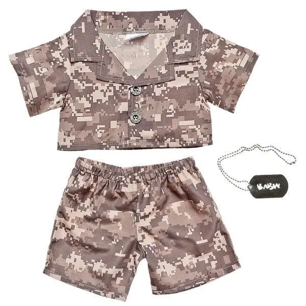 Khaki Camo Utility Uniform – Durable Workwear For Tactical Or Outdoor Use 1