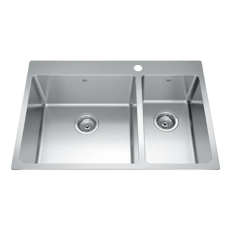 Kindred Brookmore 31-Inch 1.5-Bowl Drop-In Sink (3-Hole) – Bcl2131R-9-3N 1