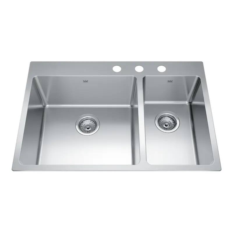 Kindred Brookmore 31-Inch 1.5-Bowl Drop-In Sink (4-Hole) – Bcl2131R-9-4N 1