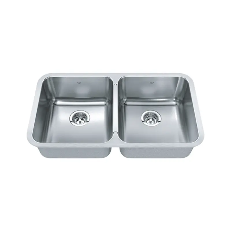 Kindred Steel Queen 31" Double Bowl Undermount Stainless Steel Kitchen Sink 1