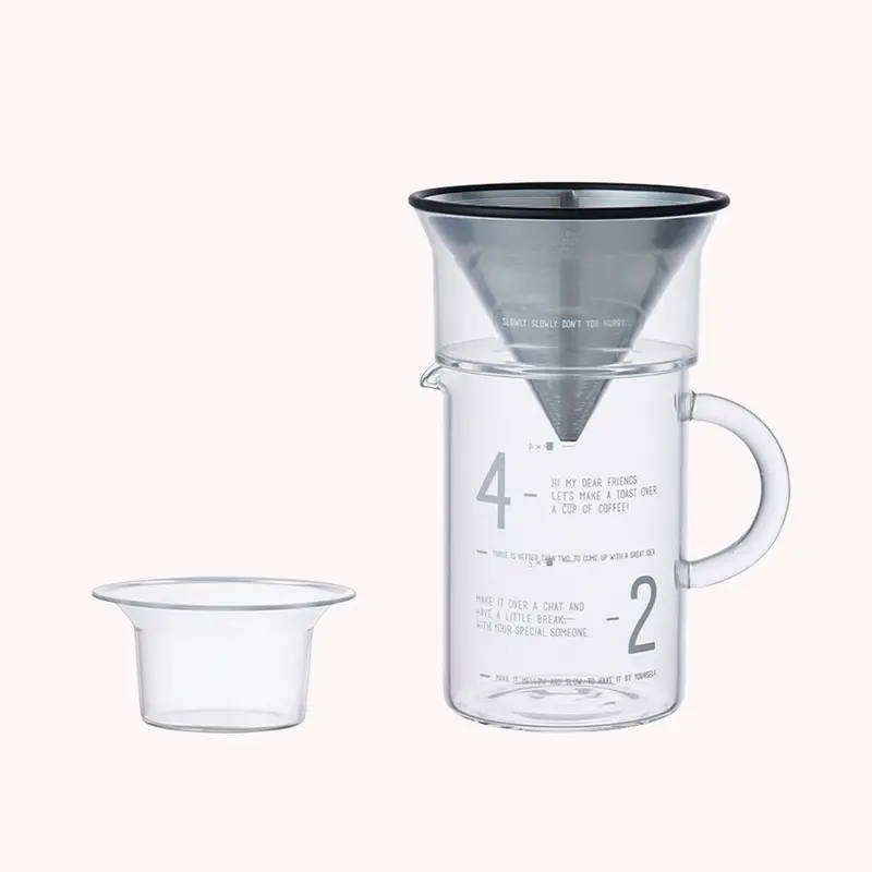 Kinto Scs Stainless Steel Coffee Jug Set 1