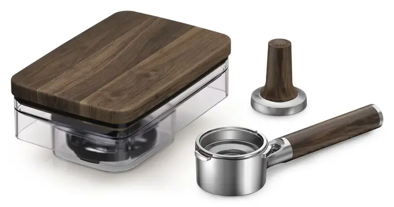 Kitchenaid Walnut Wood Espresso Tool Set – Tamper, Brush, And Spoon Kit 1