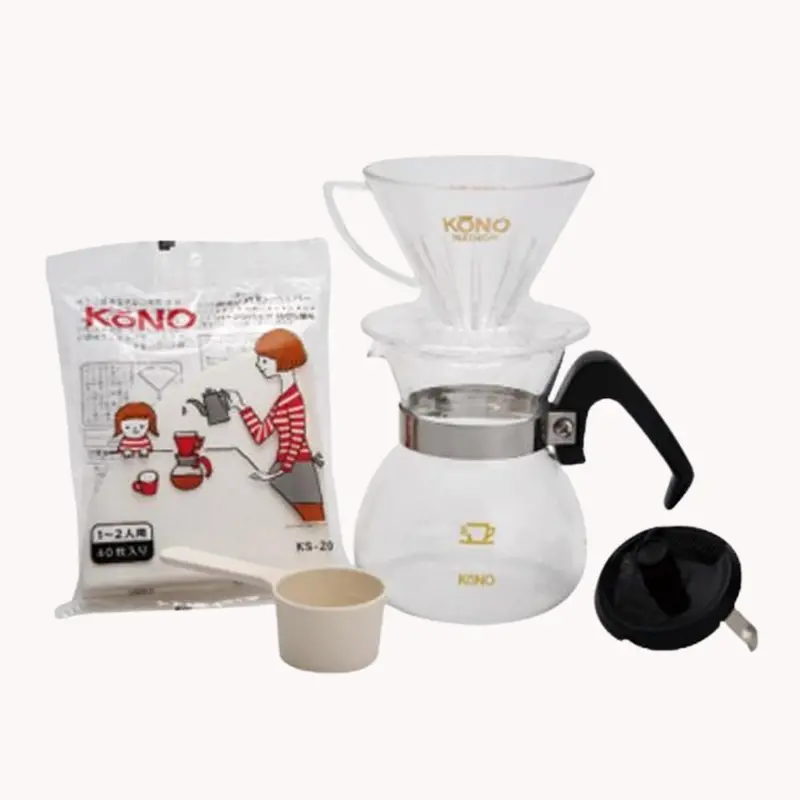 Kono Cone Dripper Set For 2 Cups 1