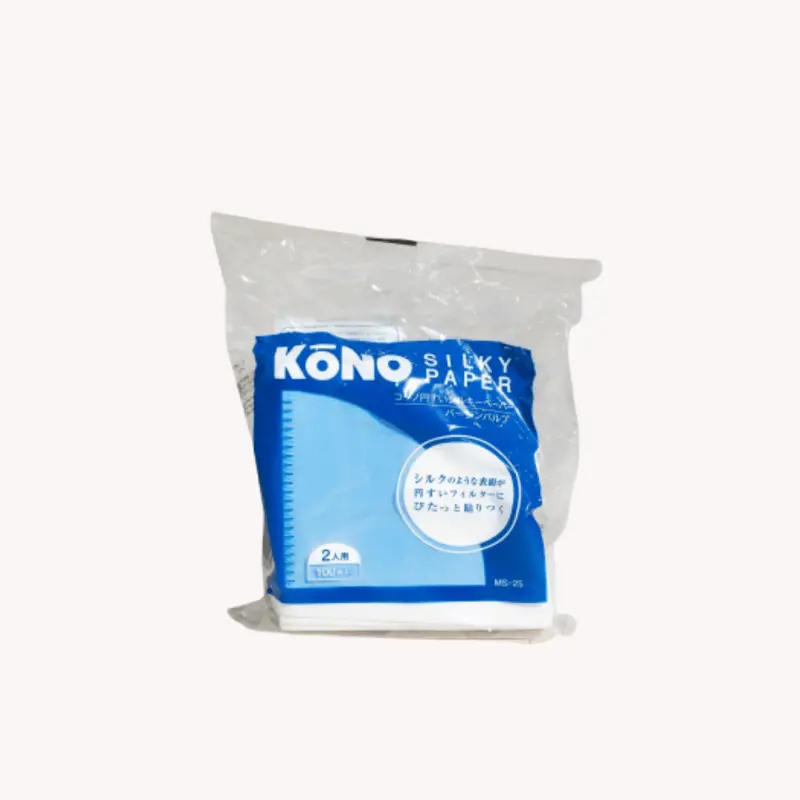 Kono Silky Filter Papers – 100-Pack For Cone Drippers 1