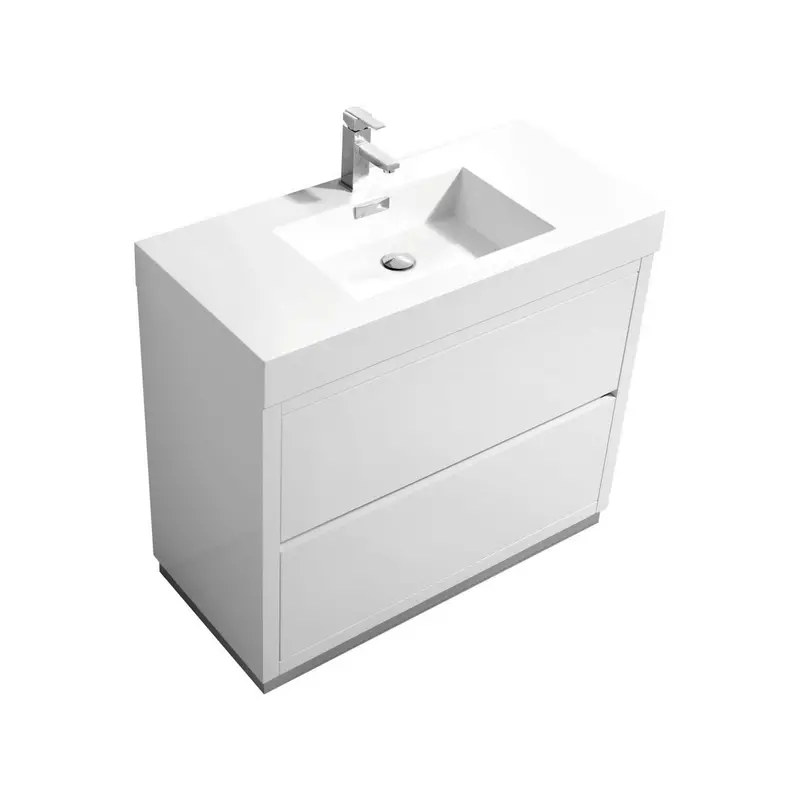 Kubebath Bliss 40-Inch Freestanding Modern Bathroom Vanity Cabinet 1