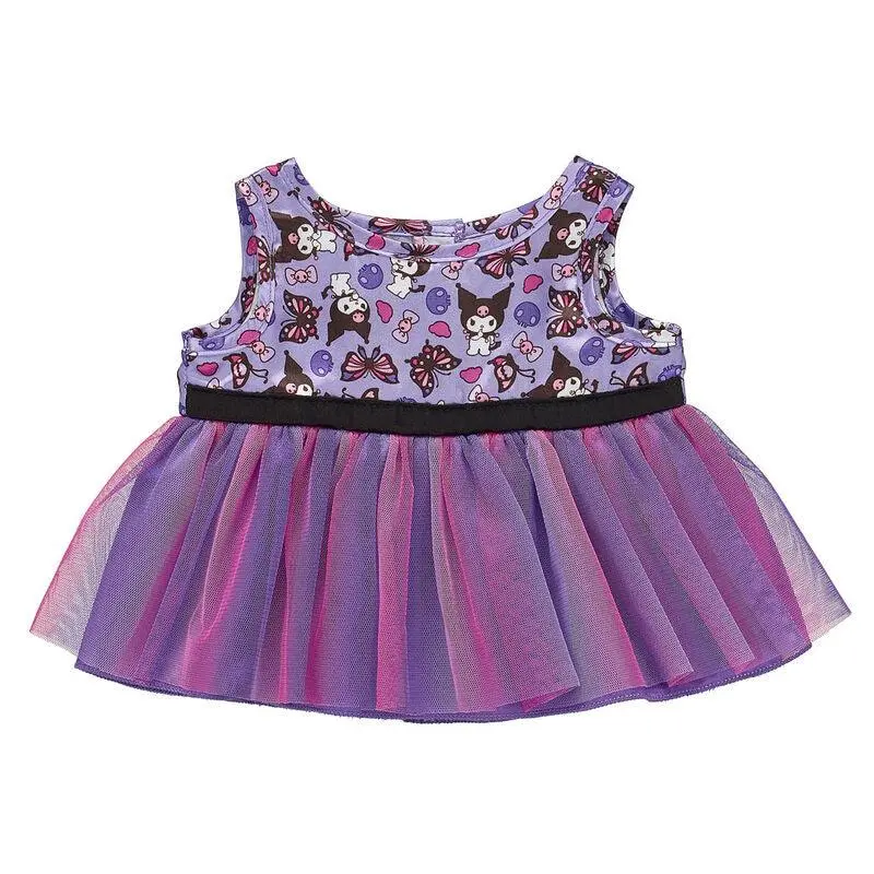Kuromi Butterfly Print Dress 1