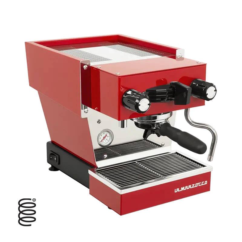 La Marzocco Linea Micra Compact Espresso Machine – Sleek Red Finish 1