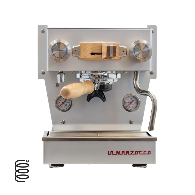 La Marzocco Linea Micra Espresso Machine – Silver Maple Stainless Steel 1