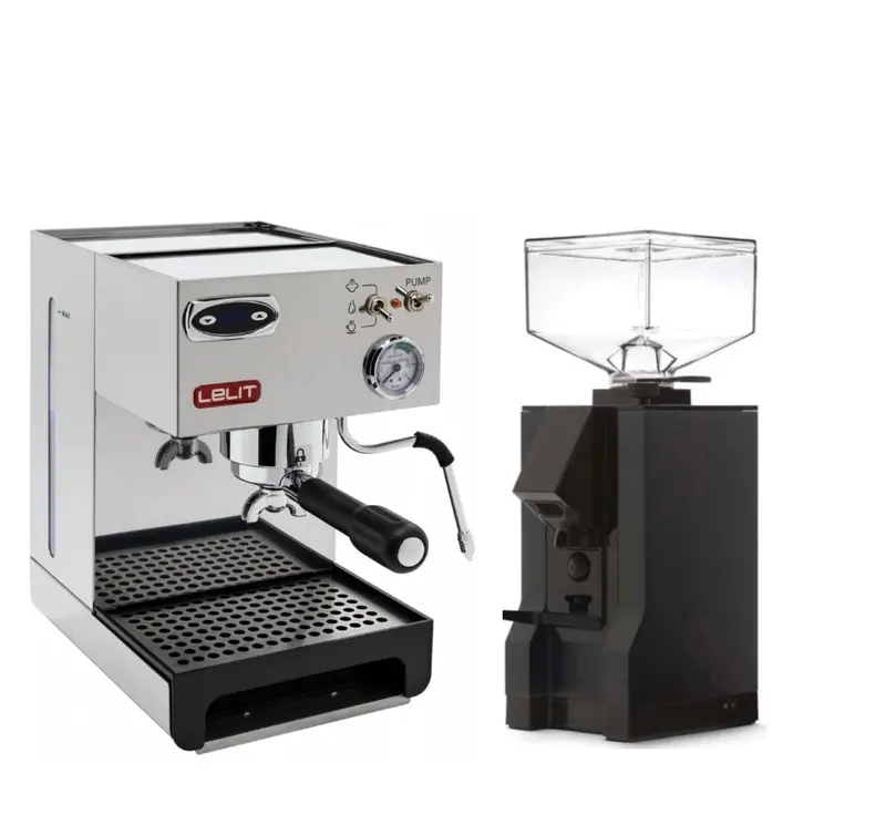 Lelit Anna 2 Espresso Machine And Eureka Mignon Facile Grinder – Bundle 1