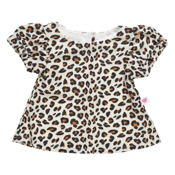 Leopard Print A-Line Mini Dress 1