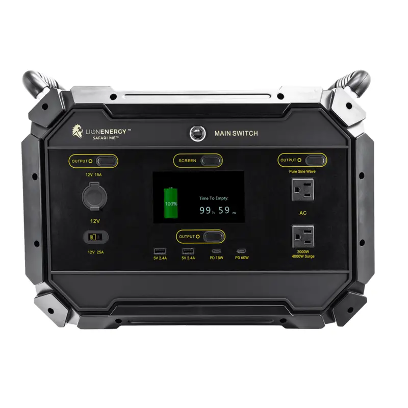Lion Energy Safari Me All-In-One Solar Generator System 1