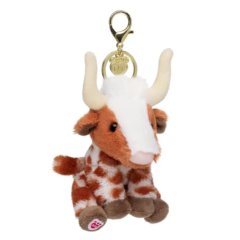 Longhorn Mascot Plush Bag Charm Accessory 1