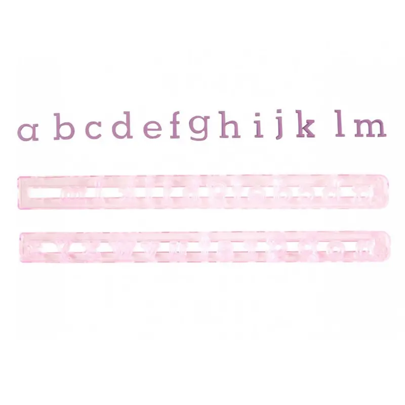 Lowercase Alphabet Cookie & Sugarcraft Cutter Set 1
