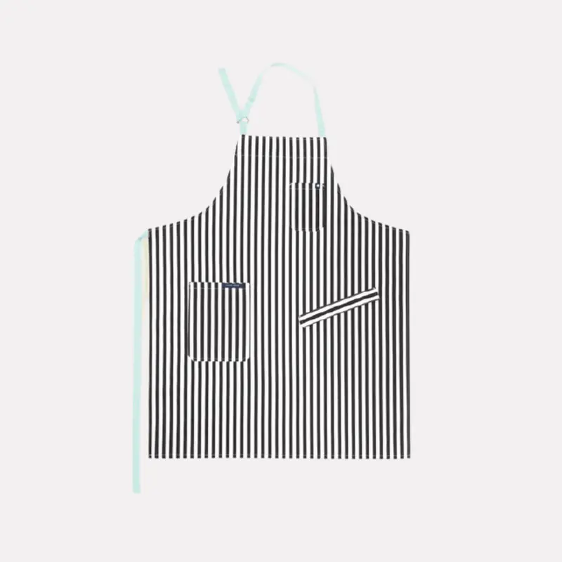 Lucio Verso Striped Cotton Classic Apron 1