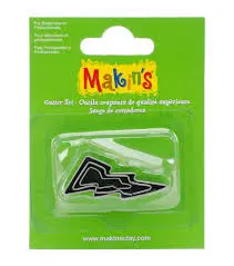 Makin’S Clay Lightning Bolt Shaped Cutters 1