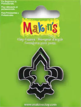 Makin’S Usa Fleur-De-Lis Pattern Cookie Cutters 1