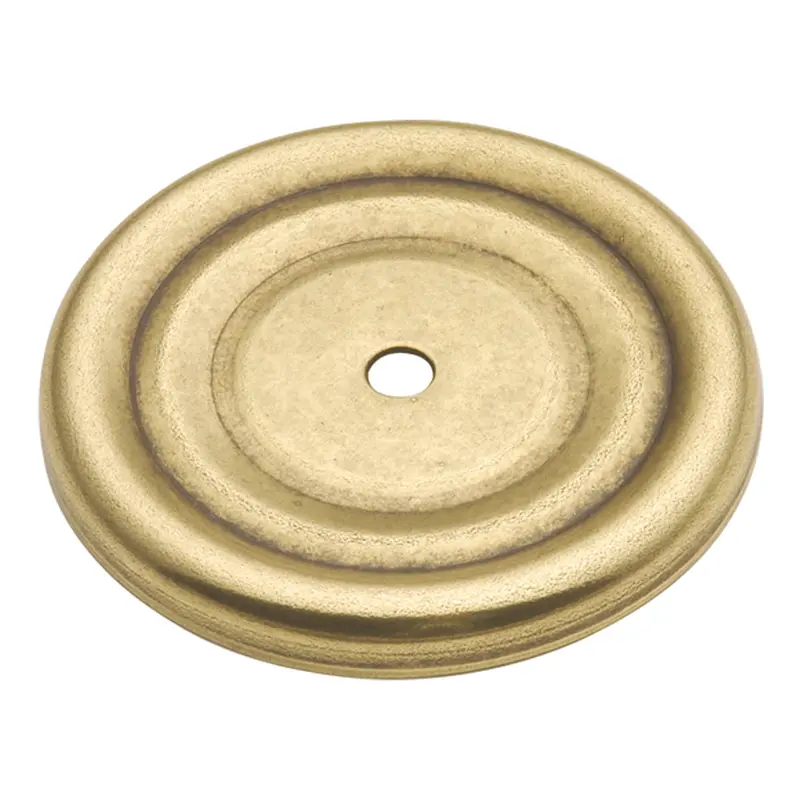 Manor House 1.875-Inch Lancaster Polished Knob With Backplate – Traditional Elegance 1