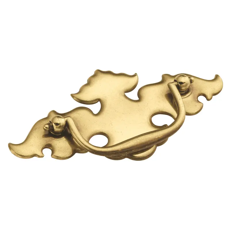Manor House 3-Inch Lancaster Polished Backplate Pull – Heritage-Inspired Detail 1