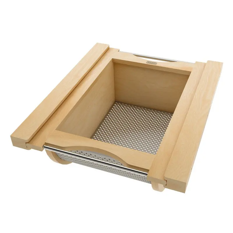 Maple Produce Pull-Out Basket – Compatible With 18" Base Cabinets 1
