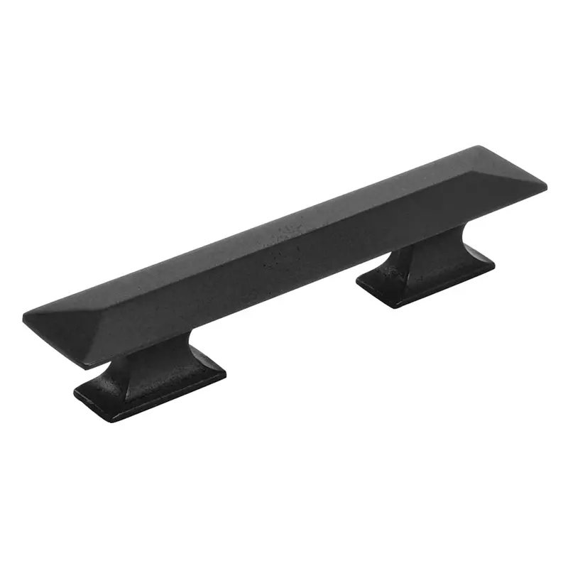 Matte Black Bungalow Cabinet Pull – Dual Sizes: 3" & 3-3/4" (96Mm) Ctc 1