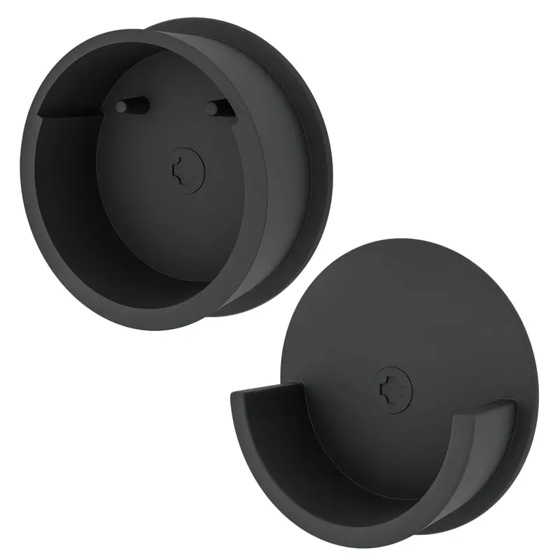 Matte Black End Caps For Closet Rods 1