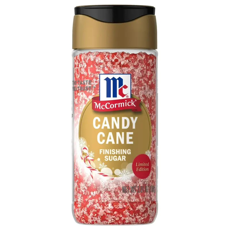Mccormick Candy Cane Finishing Sugar – Seasonal Sprinkle Blend 1