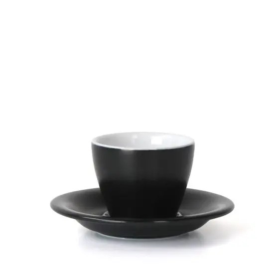 Meno 90Ml Ceramic Espresso Cup And Saucer 1