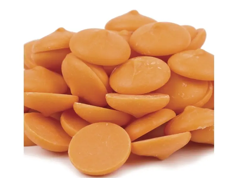Merckens Orange Chocolate-Flavored Candy Coating – 1 Lb 1