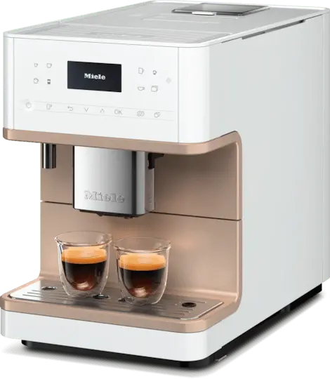 Miele Cm 6360 Fully Automatic Espresso Machine – White Lotus Finish (Open-Box) 1