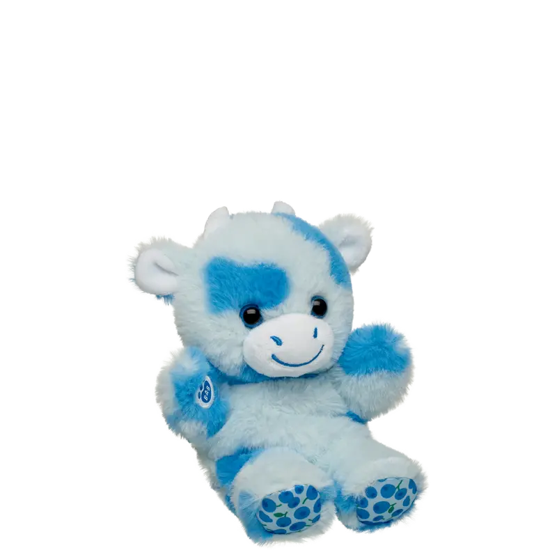 Mini Beans® Blueberry Cow Plush Toy By Build-A-Bear 1