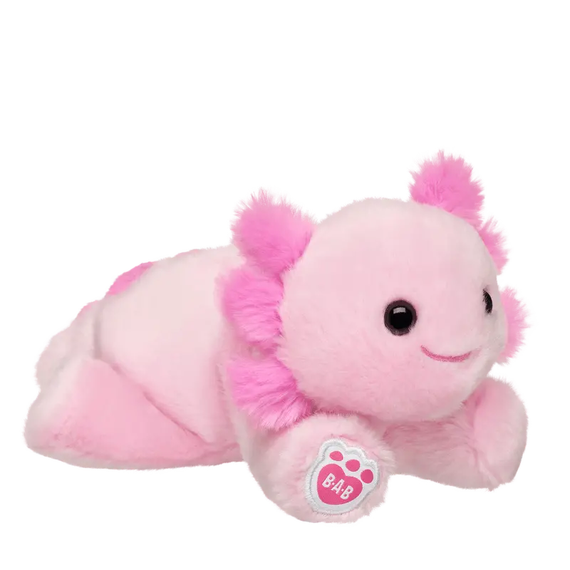 Mini Beans Pink Axolotl Soft Toy 1