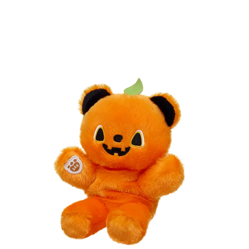 Mini Beans® Pumpkin-Shaped Teddy Bear By Build-A-Bear 1