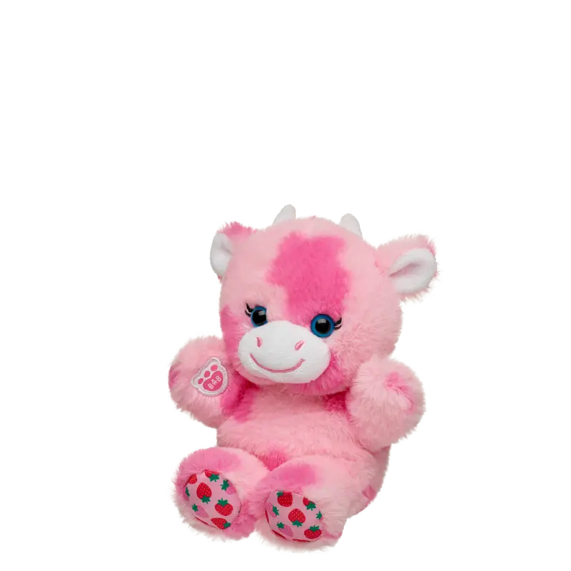 Mini Beans® Strawberry Cow Plush Toy By Build-A-Bear 1