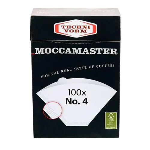 Moccamaster #4 Cone Paper Filters – Pack Of 100 Biodegradable Filters 1