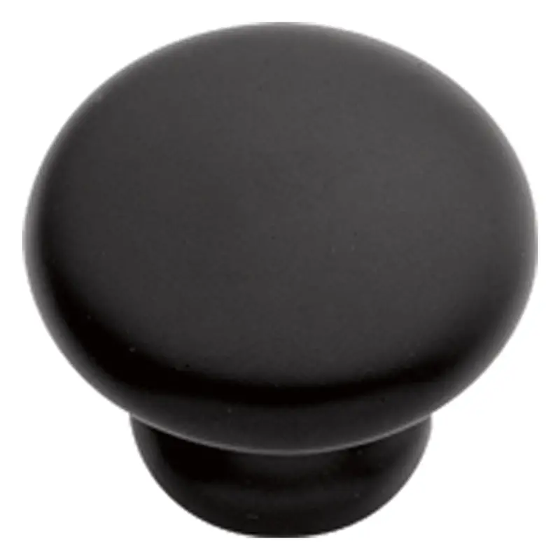 Modus 5/8-Inch Matte Black Cabinet Knob – Compact Contemporary Style 1